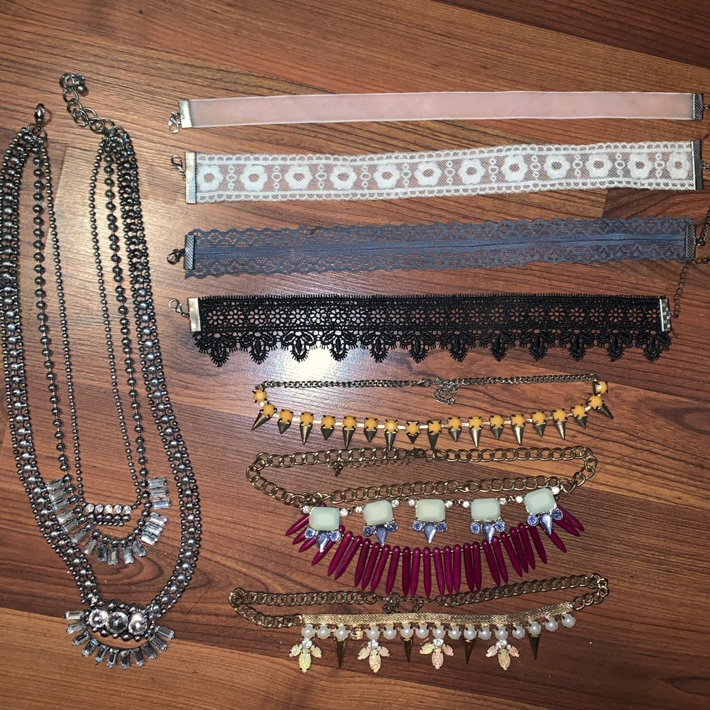 8 necklace bundle
